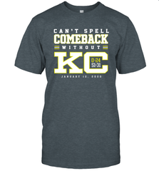 Can't Spell Comeback Without KC Kansas City Chiefs Shirt T-Shirt - KnowlegdeTee
