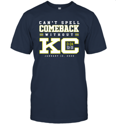 Can't Spell Comeback Without KC Kansas City Chiefs Shirt T-Shirt - KnowlegdeTee