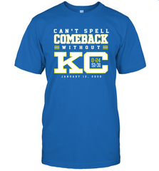 Can't Spell Comeback Without KC Kansas City Chiefs Shirt T-Shirt - KnowlegdeTee