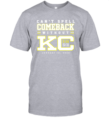 Can't Spell Comeback Without KC Kansas City Chiefs Shirt T-Shirt - KnowlegdeTee