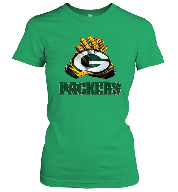 Green Bay Packers NFL Gloves Fan Gifts Women's T-Shirt - KnowlegdeTee