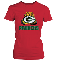 Green Bay Packers NFL Gloves Fan Gifts Women's T-Shirt - KnowlegdeTee