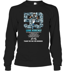 Luke Kuechly Thank You For The Memories Shirt Long Sleeve T-Shirt - KnowlegdeTee