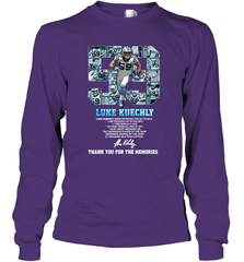 Luke Kuechly Thank You For The Memories Shirt Long Sleeve T-Shirt - KnowlegdeTee