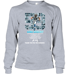 Luke Kuechly Thank You For The Memories Shirt Long Sleeve T-Shirt - KnowlegdeTee