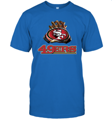 San Francisco 49ers NFL Gloves Fan Gifts T-Shirt - KnowlegdeTee
