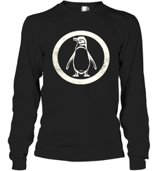 Penguin logo Shirt Long Sleeve T-Shirt - KnowlegdeTee
