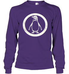 Penguin logo Shirt Long Sleeve T-Shirt - KnowlegdeTee