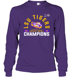 LSU Peach Bowl Champion Shirt Long Sleeve T-Shirt - KnowlegdeTee