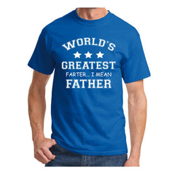 Mens T Shirts Worlds Greatest Farter Funny Fathers Day Tshirt New Dad Gift Tee Poop Humor Tee Shirt Present For Summer Tops - KnowlegdeTee