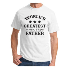 Mens T Shirts Worlds Greatest Farter Funny Fathers Day Tshirt New Dad Gift Tee Poop Humor Tee Shirt Present For Summer Tops - KnowlegdeTee