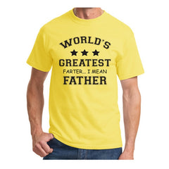 Mens T Shirts Worlds Greatest Farter Funny Fathers Day Tshirt New Dad Gift Tee Poop Humor Tee Shirt Present For Summer Tops - KnowlegdeTee