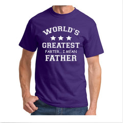 Mens T Shirts Worlds Greatest Farter Funny Fathers Day Tshirt New Dad Gift Tee Poop Humor Tee Shirt Present For Summer Tops - KnowlegdeTee