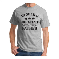 Mens T Shirts Worlds Greatest Farter Funny Fathers Day Tshirt New Dad Gift Tee Poop Humor Tee Shirt Present For Summer Tops - KnowlegdeTee