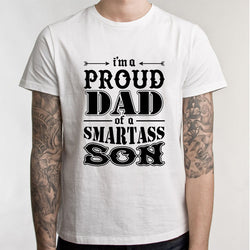 Father 's Day T Shirt New Summer Funny I'm A Proud Dad of Freaking Awesome Daughter T Shirt Men Joke GIFT T-shirt - KnowlegdeTee