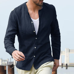 British 2019 Casual Shirt Men Shirts Dress Cotton Autumn Long Sleeve Shirts Slim Fit Fashion Men Tee Tops Hombre Camisa Clothes - KnowlegdeTee