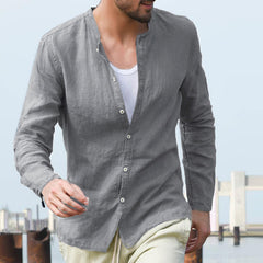 British 2019 Casual Shirt Men Shirts Dress Cotton Autumn Long Sleeve Shirts Slim Fit Fashion Men Tee Tops Hombre Camisa Clothes - KnowlegdeTee