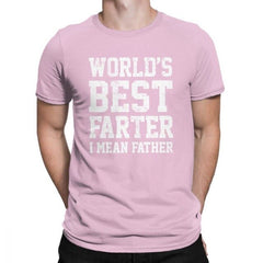 Worlds Best Farter I Mean Father Men T Shirts Joke Gift Dad Daddy Fathers Day 2019 Fashion Tees T-Shirt Cotton Classic Clothing - KnowlegdeTee
