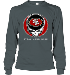 San Francisco 49ers Grateful Dead Steal Your Base Fan Gift Long Sleeve T-Shirt - KnowlegdeTee