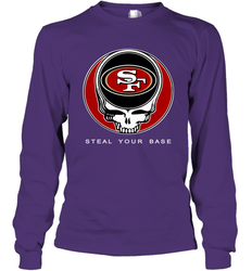 San Francisco 49ers Grateful Dead Steal Your Base Fan Gift Long Sleeve T-Shirt - KnowlegdeTee