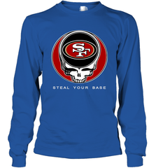 San Francisco 49ers Grateful Dead Steal Your Base Fan Gift Long Sleeve T-Shirt - KnowlegdeTee