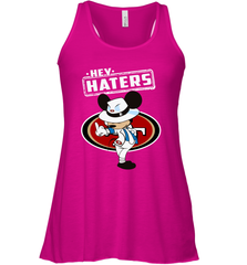 SAN FRANCISCO 49ERS Hey Haters Mickey Mouse Racerback Tank - KnowlegdeTee