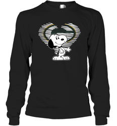 I Love Green Bay Packers Snoopy In My Heart Fan Long Sleeve T-Shirt - KnowlegdeTee