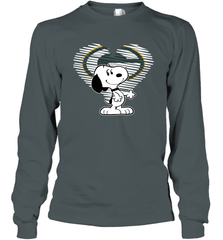 I Love Green Bay Packers Snoopy In My Heart Fan Long Sleeve T-Shirt - KnowlegdeTee