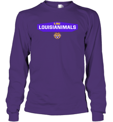 LSU Louisianimals Shirt Long Sleeve T-Shirt - KnowlegdeTee