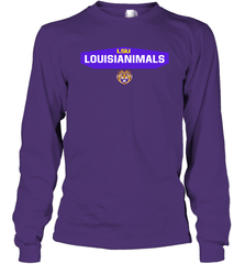 LSU Louisianimals Shirt Long Sleeve T-Shirt - KnowlegdeTee