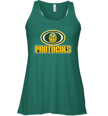 GREEN BAY Packers PROTOCOLS Star Wars Battle Mashup Logo Racerback Tank - KnowlegdeTee