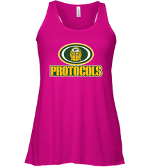 GREEN BAY Packers PROTOCOLS Star Wars Battle Mashup Logo Racerback Tank - KnowlegdeTee