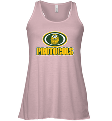 GREEN BAY Packers PROTOCOLS Star Wars Battle Mashup Logo Racerback Tank - KnowlegdeTee