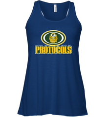 GREEN BAY Packers PROTOCOLS Star Wars Battle Mashup Logo Racerback Tank - KnowlegdeTee