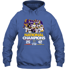LSU National Championship 2020 Clemson 25 LSU 42 Shirt Hoodie - KnowlegdeTee