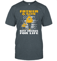 Green Bay Packers Best Dad ever Father And Son Best Friends For Life T-Shirt - KnowlegdeTee