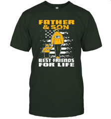 Green Bay Packers Best Dad ever Father And Son Best Friends For Life T-Shirt - KnowlegdeTee