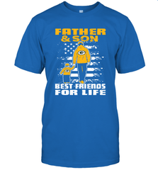 Green Bay Packers Best Dad ever Father And Son Best Friends For Life T-Shirt - KnowlegdeTee