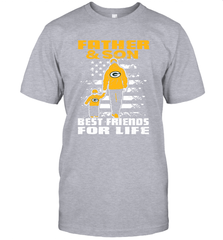 Green Bay Packers Best Dad ever Father And Son Best Friends For Life T-Shirt - KnowlegdeTee