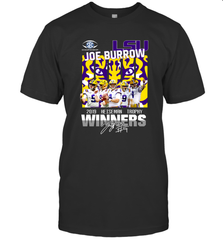 LSU Joe Burrow 2019 Heisman Trophy Winners Signature Shirt T-Shirt - KnowlegdeTee