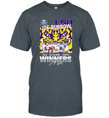 LSU Joe Burrow 2019 Heisman Trophy Winners Signature Shirt T-Shirt - KnowlegdeTee