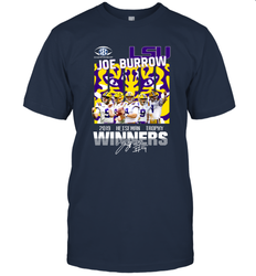 LSU Joe Burrow 2019 Heisman Trophy Winners Signature Shirt T-Shirt - KnowlegdeTee