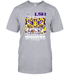 LSU Joe Burrow 2019 Heisman Trophy Winners Signature Shirt T-Shirt - KnowlegdeTee