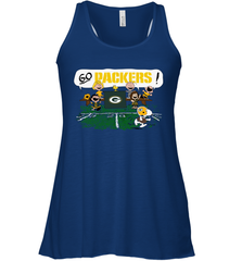 The Peanuts Cheering Go Snoopy Green Bay Packers Racerback Tank - KnowlegdeTee