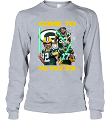 Green Bay Packers Star Wars Come to The Packer Side Faithful Playoff Long Sleeve T-Shirt - KnowlegdeTee