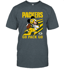 Green Bay Packers Slogan Go Pack Go Mickey Mouse NFL Shirts T-Shirt - KnowlegdeTee