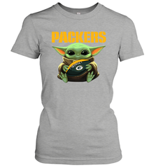 Baby Yoda Loves The Green Bay Packers Star Wars NFL Shirts Women's T-Shirt - KnowlegdeTee