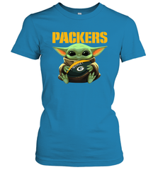 Baby Yoda Loves The Green Bay Packers Star Wars NFL Shirts Women's T-Shirt - KnowlegdeTee