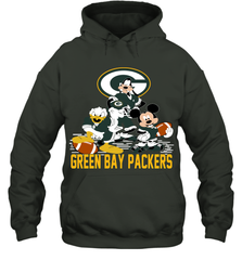 Mickey Donald Goofy Green Bay Packers Shirt Hoodie - KnowlegdeTee