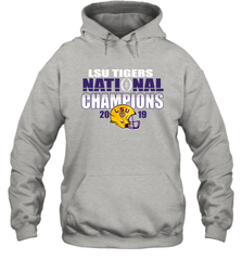 LSU Tigers Blue 84 College Football Playoff 2019 National Champions Glistening Hoodie - KnowlegdeTee